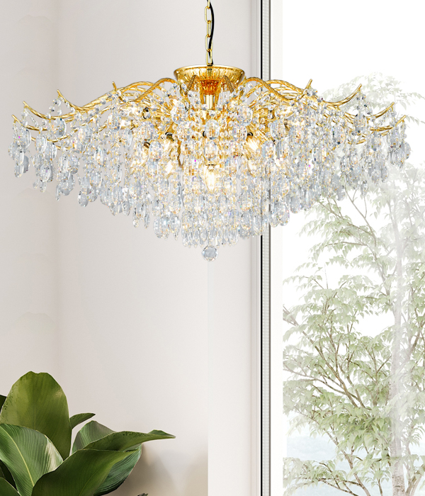 포키 23등(1000파이) 직부/펜던트 크리스탈거실등 크리스탈펜던트