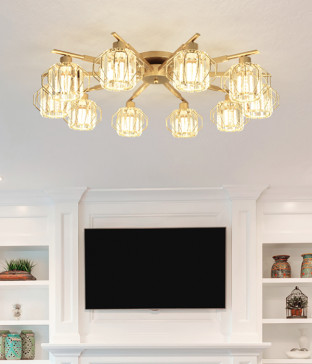 리스코10등(직부형/펜던트형) 크리스탈 펜던트조명