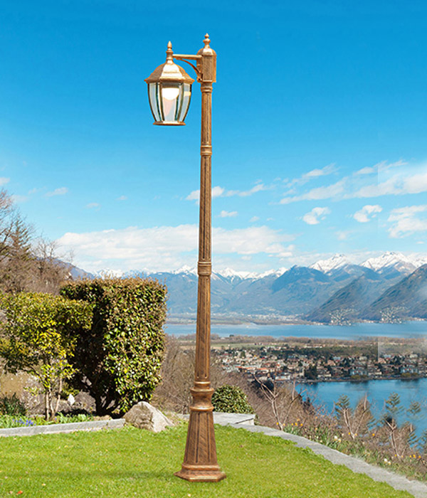 화니 1등 정원등 가로등 외부조명 (2m 황동) 하향